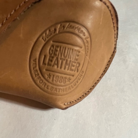 Velez vintage leather arm brown ombré retro sunnies sunglasses with leather case - Picture 6 of 14